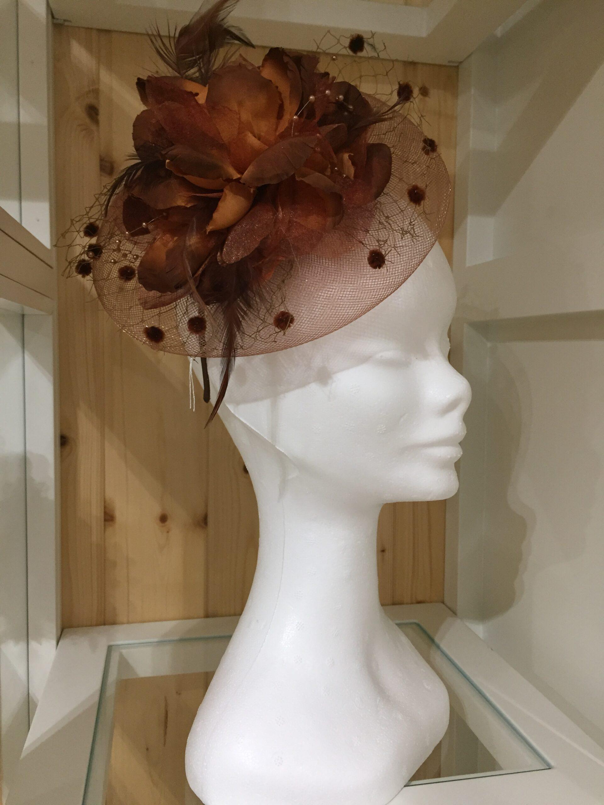 Flower Headpiece Brown