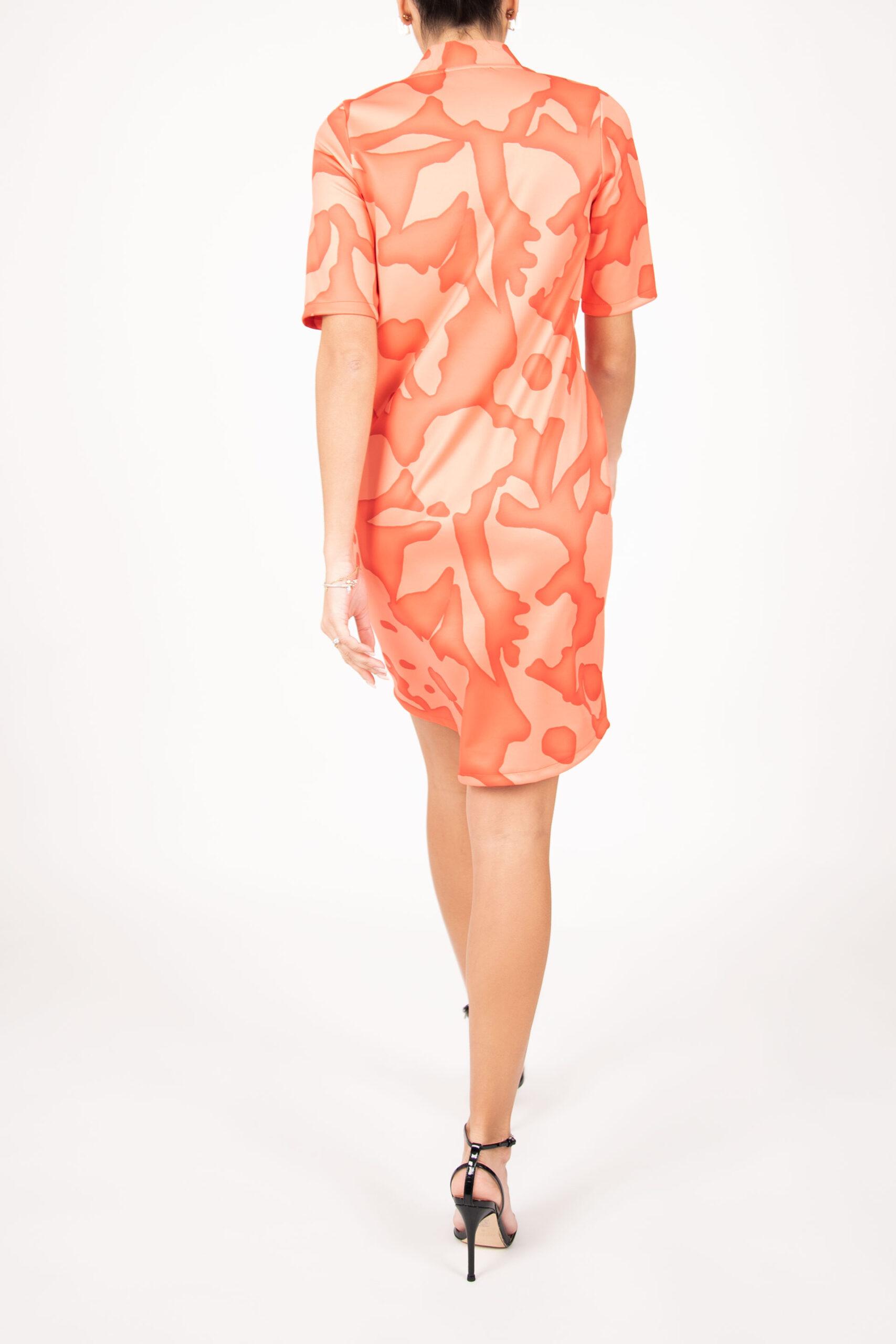 Abstract pattern short dress - Image 2